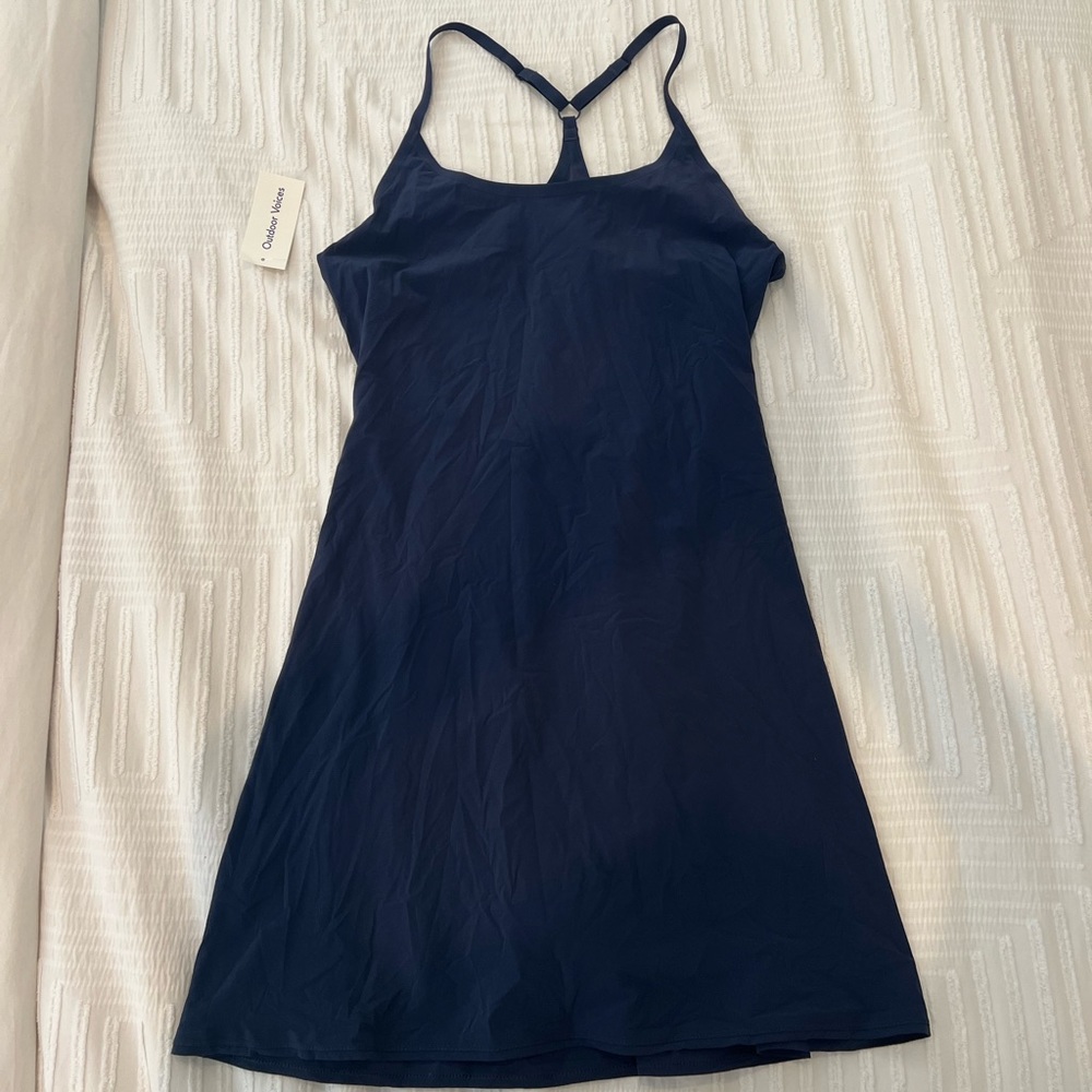 Outdoor voices navy exercise dress